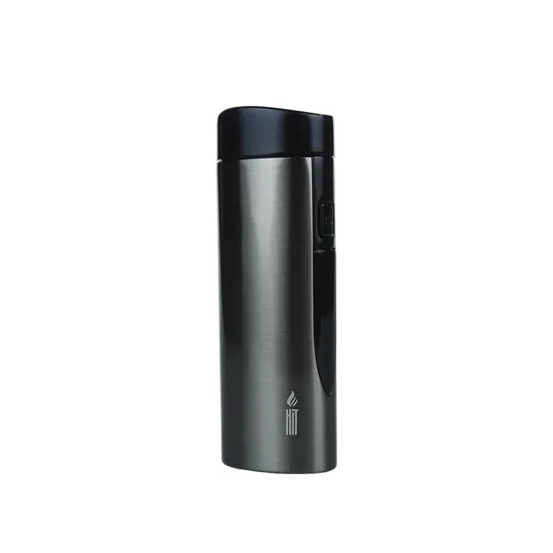 Isqueiro Maçarico Hit Premium Metal 3 chamas - Cinza HIT-AC-006 - Unidade