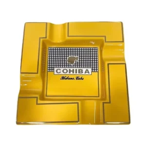 Cinzeiro de Cerâmica para 4 charutos Cohiba Luxo Amarelo - Unidade