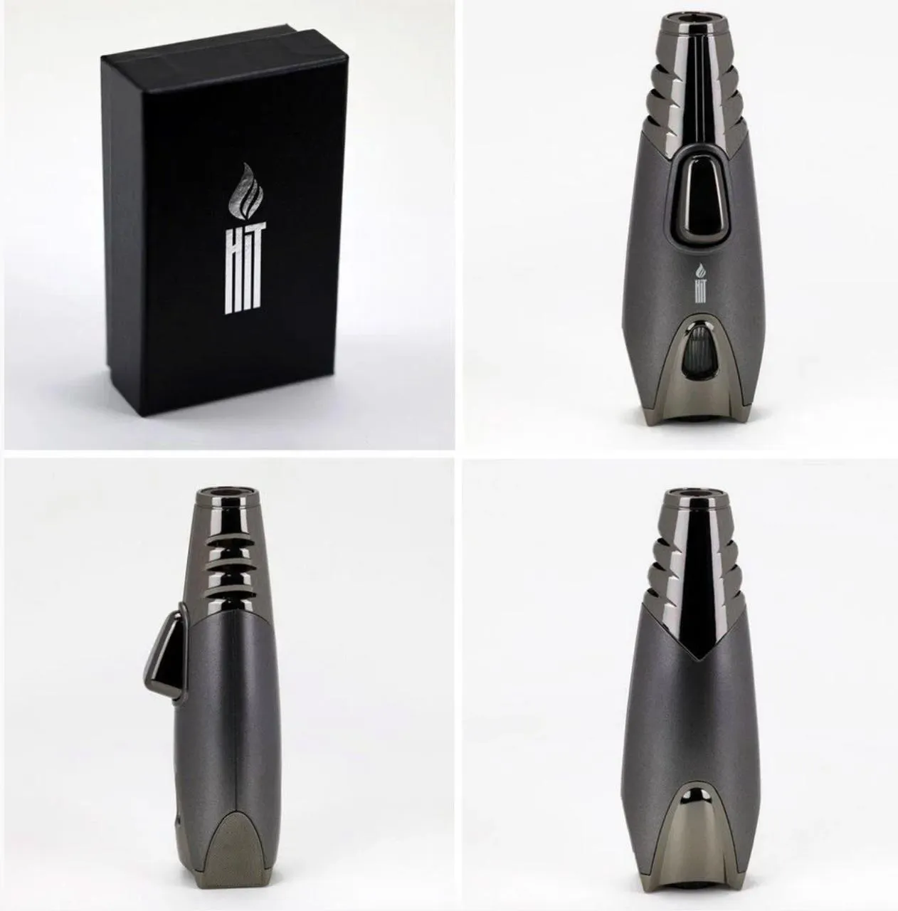 Isqueiro Maçarico HIT Premium (Metal) Mod. AC-017 de 1 Chama - Unidade - Imagem 2