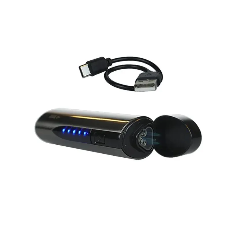 Isqueiro Maçarico Hit Premium Metal 3 chamas - Cinza HIT-AC-006 - Unidade - Imagem 3