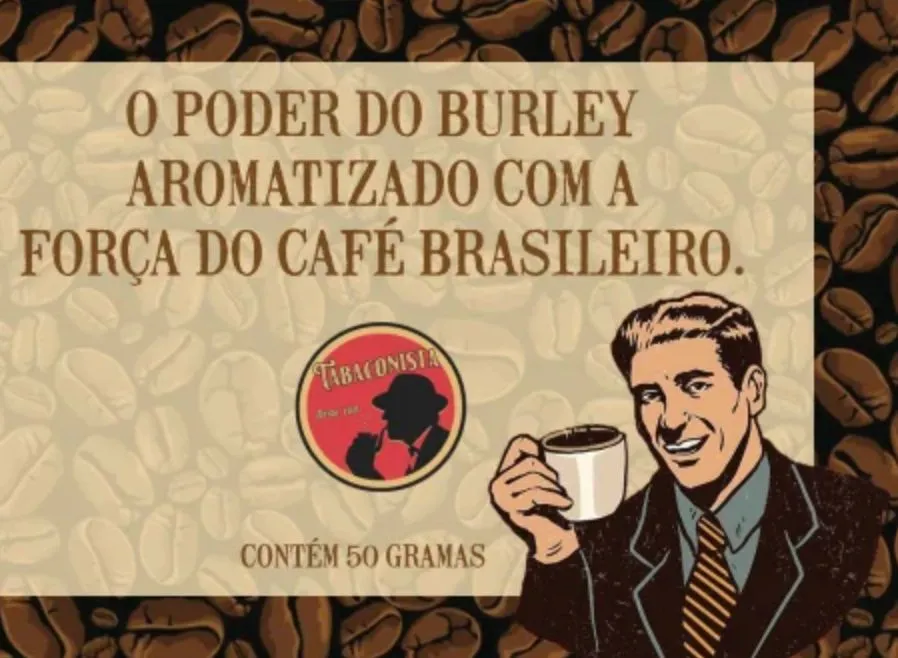 Tabaco para Cachimbo Tabaconista - Brazilian Coffee - Lata - Imagem 2